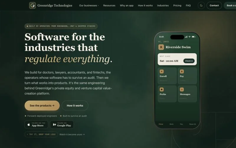 Greenridge Engine: 29 White-Label Branded App Verticals (Full Package)